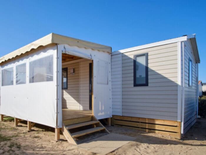 mobil home tout confort bermude - camping les dunes