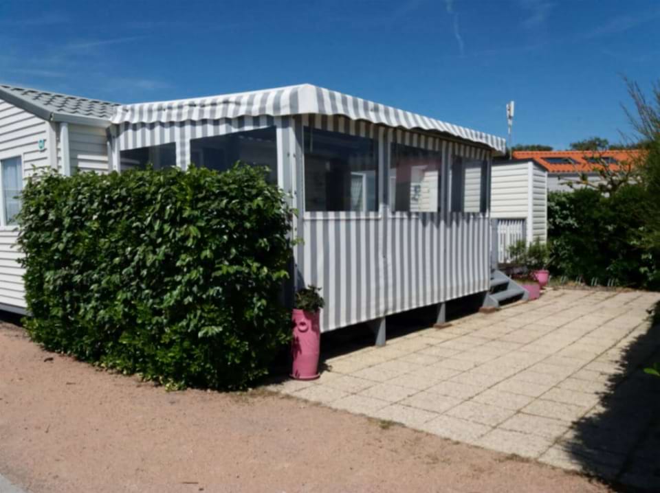 location mobil home océane - camping les dunes