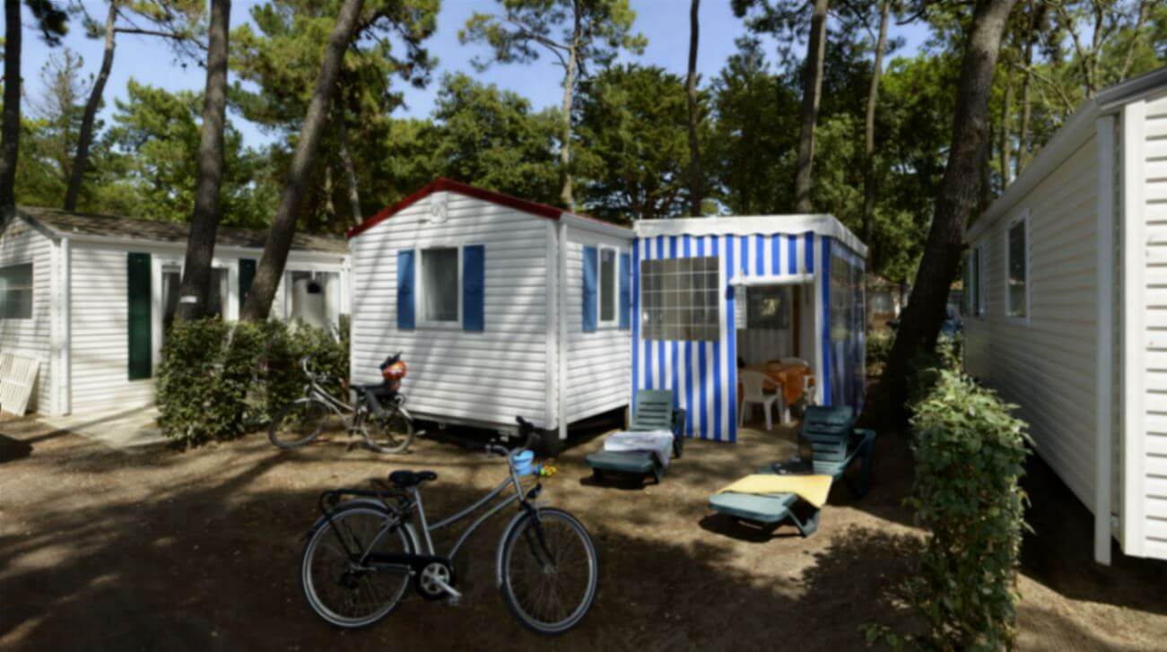 location mobil home frégate - camping les dunes