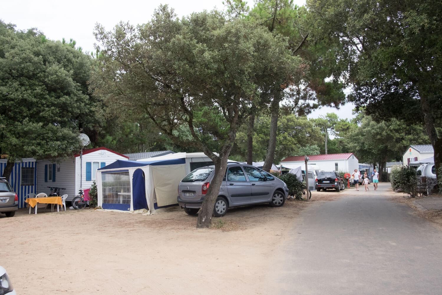 camping avec emplacements en vendée