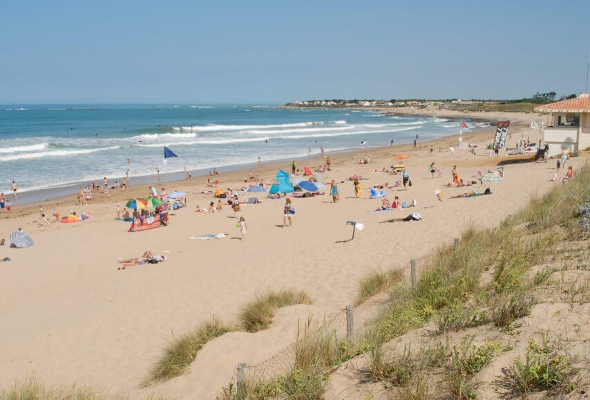 plage camping bretignolles sur mer