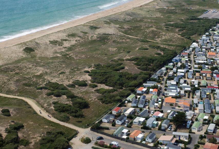 Campingplatz am Meer der Vendée