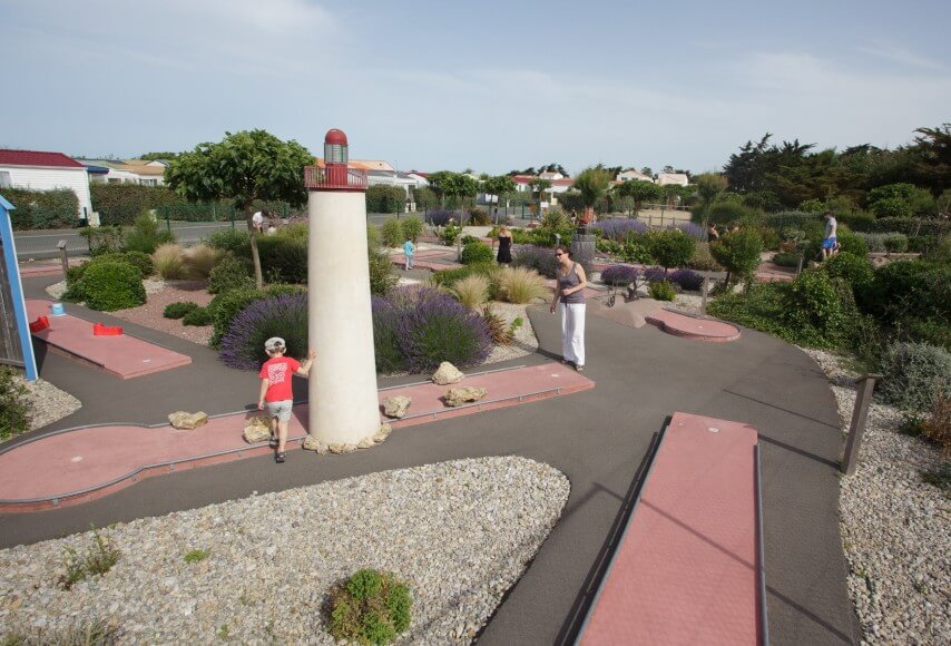 mini golf camping les dunes