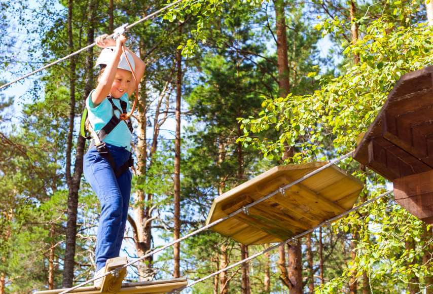 Freizeitpark des Campingplatzes Vendée