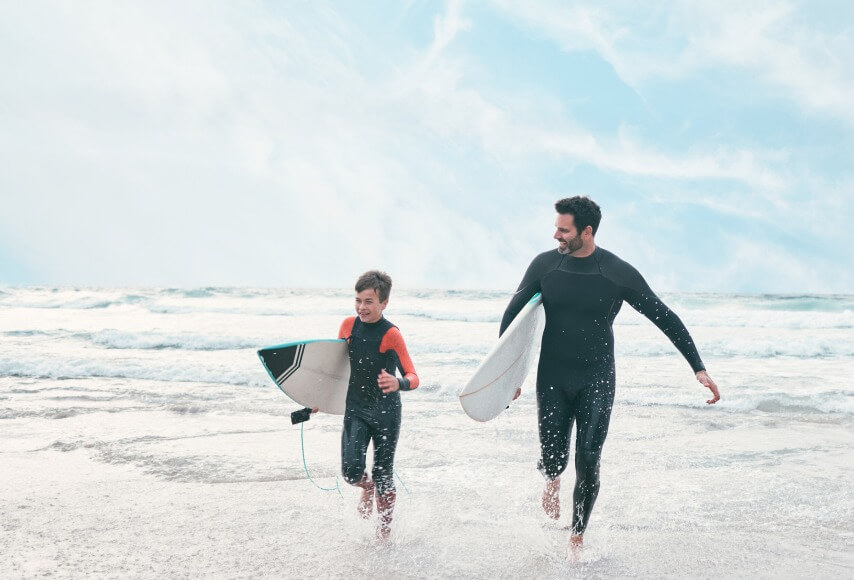 surfing camping holidays vendée