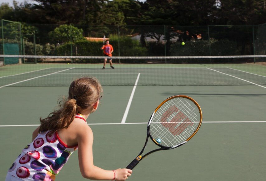 terrain de tennis camping les dunes