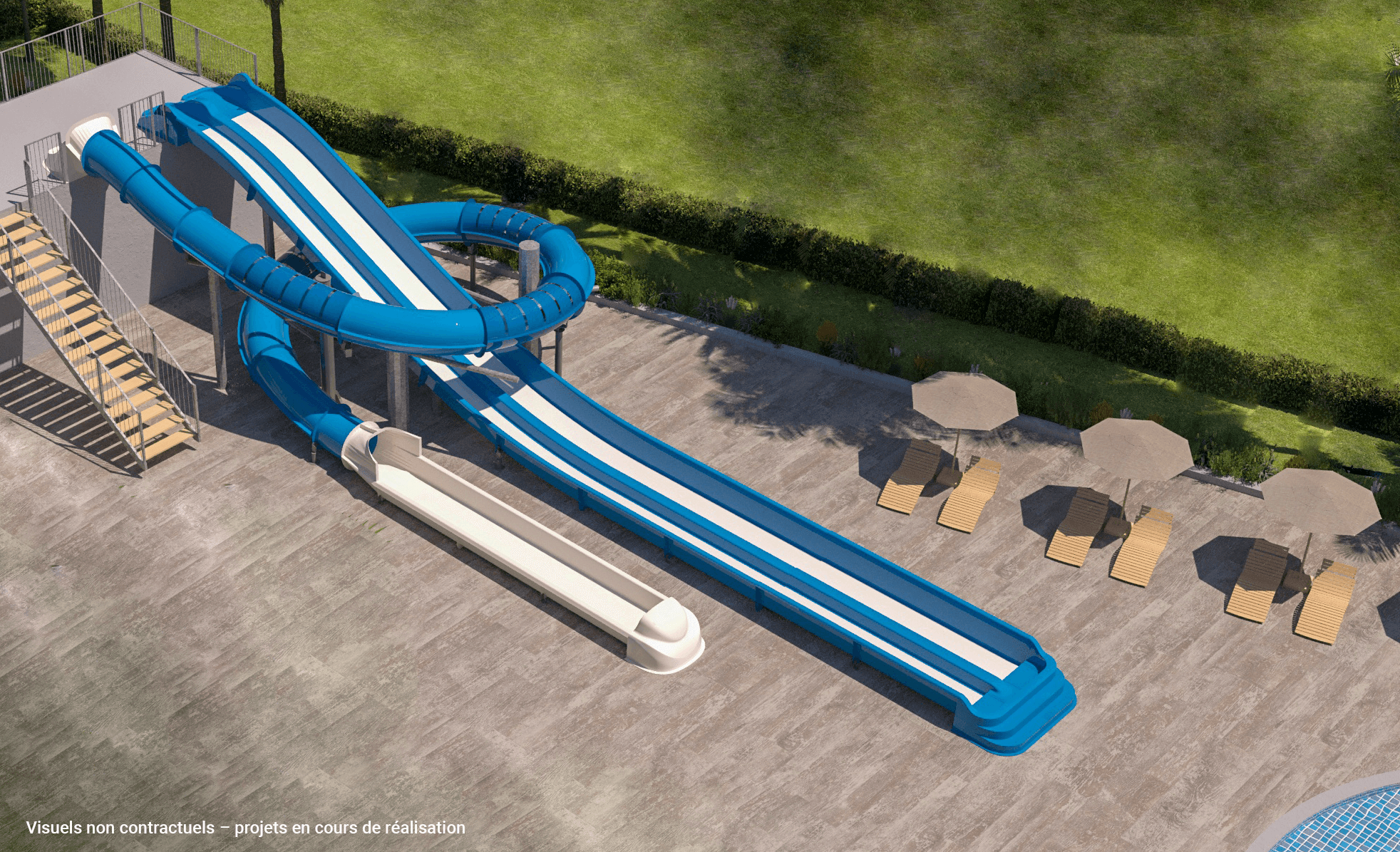 toboggans parc aquatique camping vendée