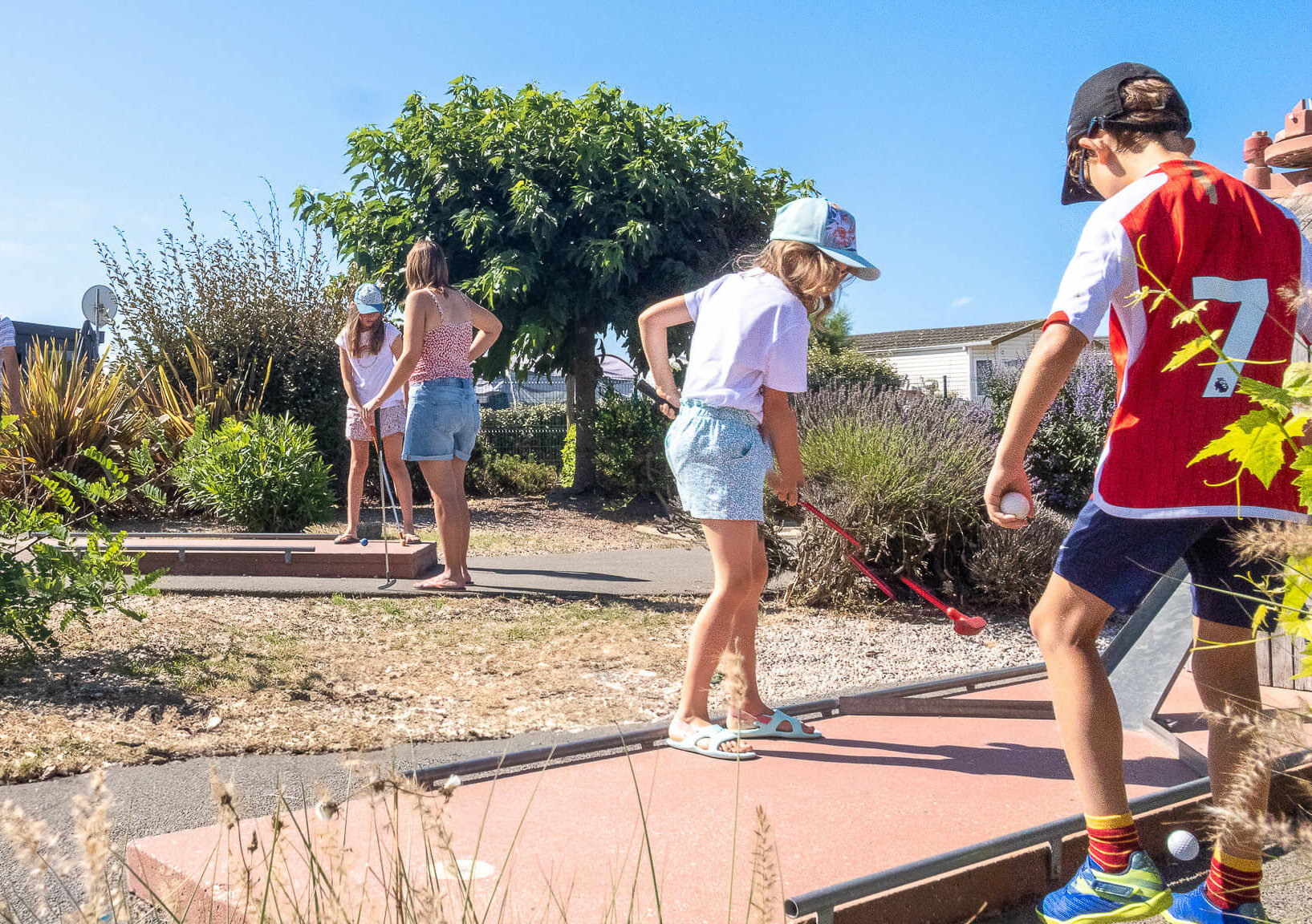 mini golf camping les dunes